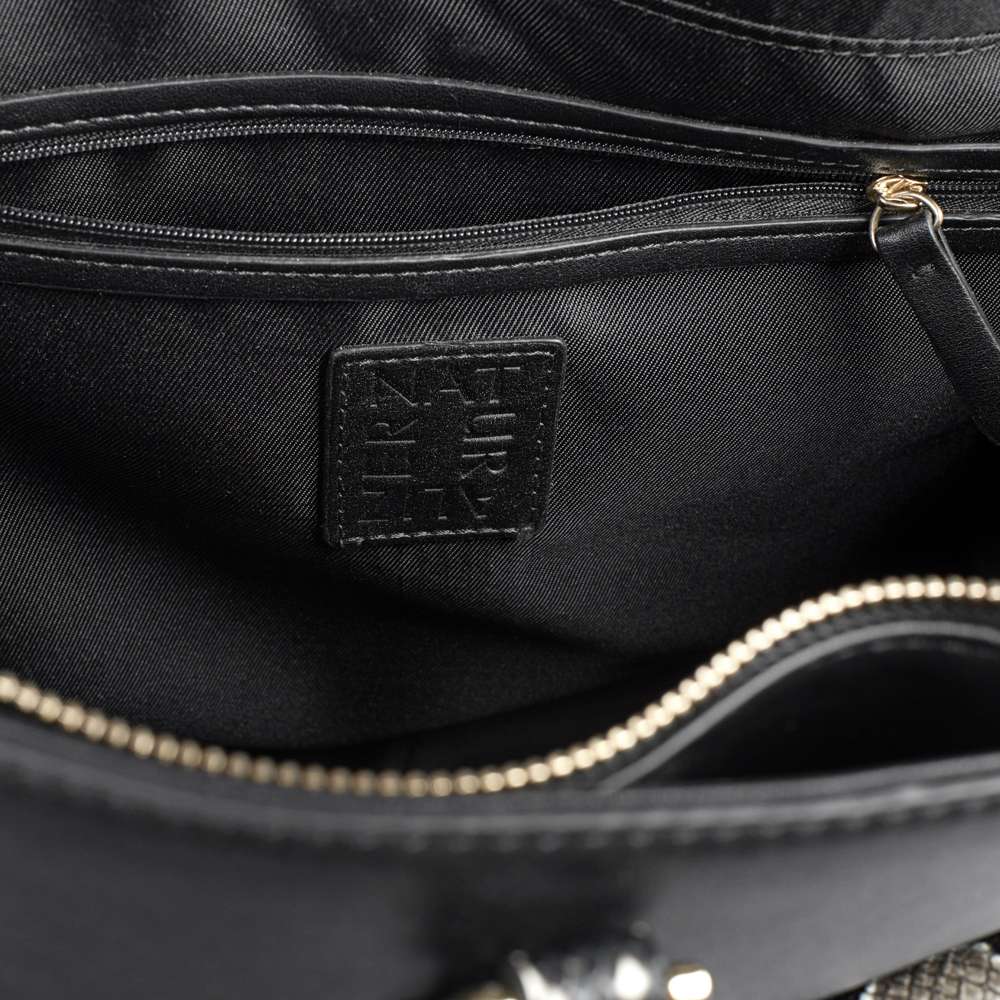 Dylana Tote Bag - Black Snake