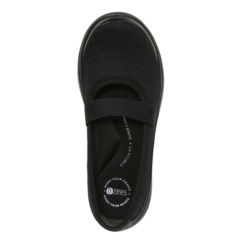 Jupiter Slip-On - Black Fabric