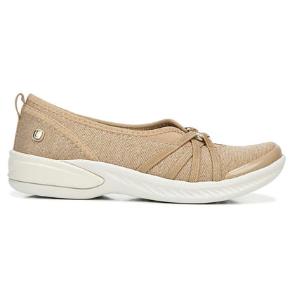 Niche Slip-On - Beige Ribbed Sparkle