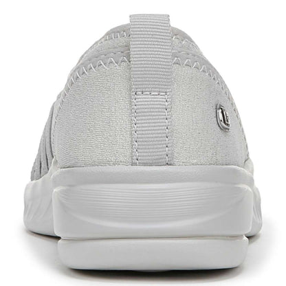 Niche Slip-On - Silver Shimmer Fabric