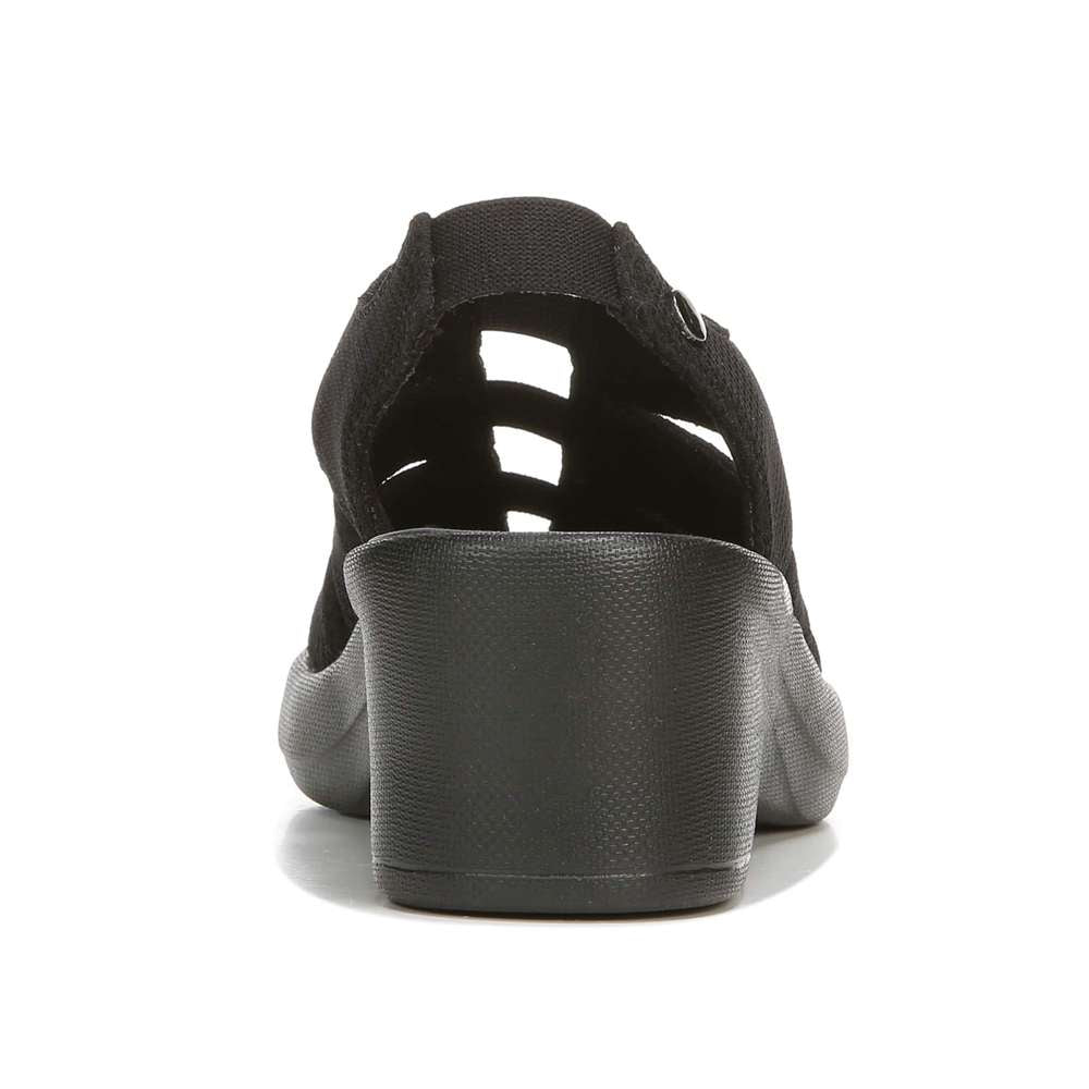 Finale Wedge Sandal - Black