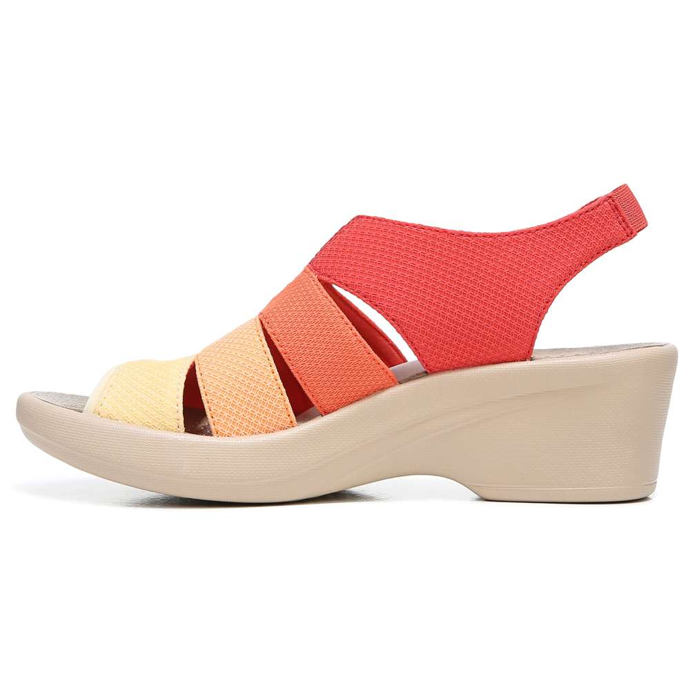 Finale Wedge Sandal - Red Multi