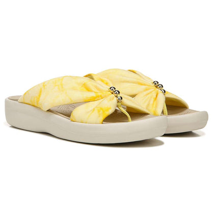 Promise Sandal - Yellow Tie Die