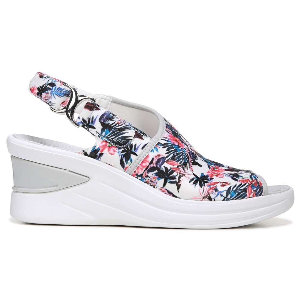 Viva Wedge - Tropical Print