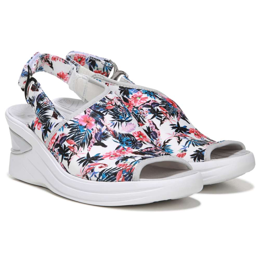 Viva Wedge - Tropical Print