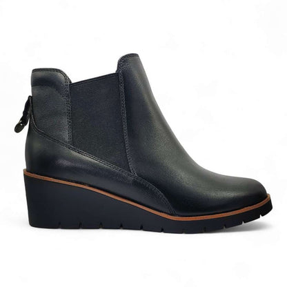 Galway Wedged Boot - Black