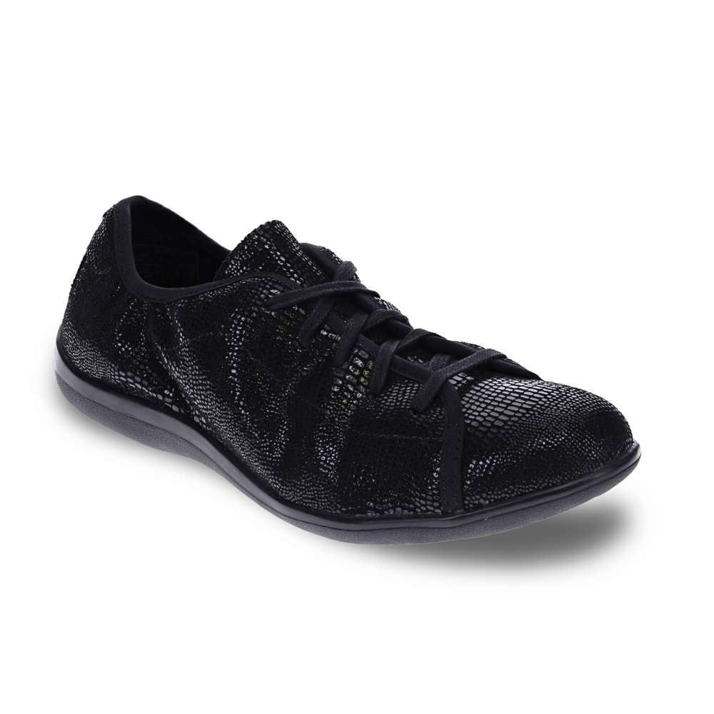 Lyon Lace-Up - Black Lizard