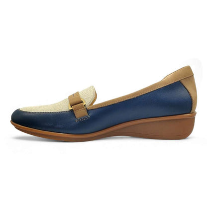 Montmartre Wedge Loafer - Blue French