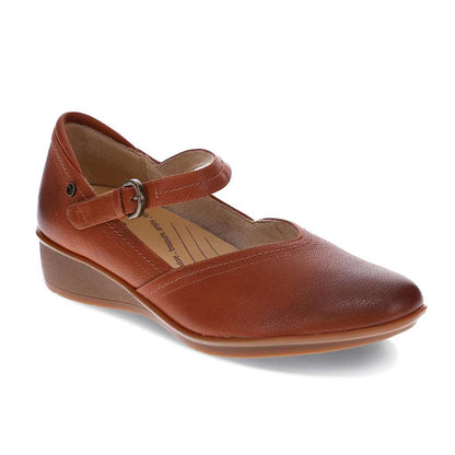 Narita Mary Jane Flats - Cognac