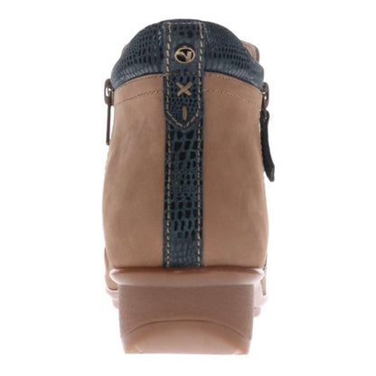 Plymouth Boots - Toffee Nubuck/Navy Lizard