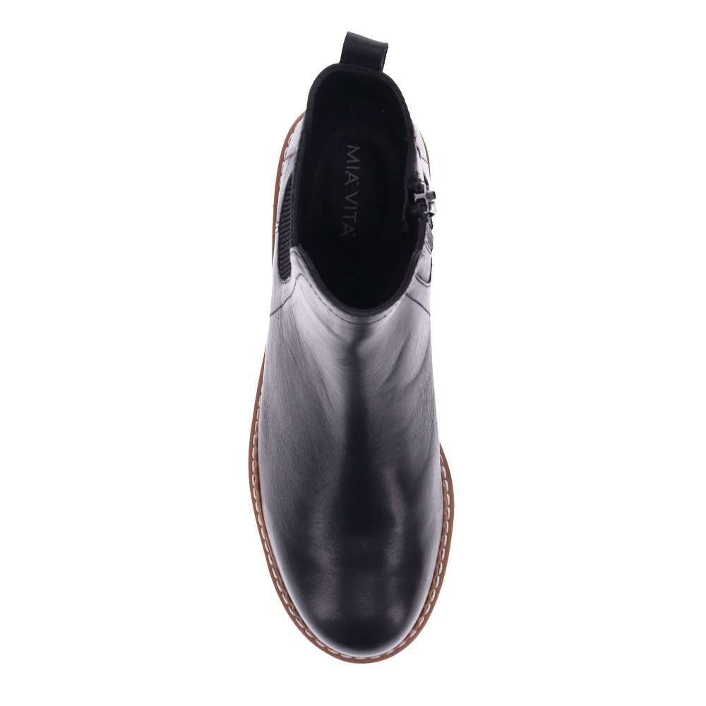 Polly Zip Boot - Black