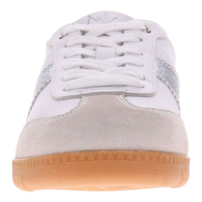 Ramona II Casual Lace-Up Sneaker - White/Silver