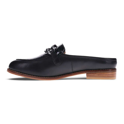 Trudy Mule - Black/Black Croc