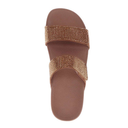 Avoca Slide Sandal - Bronze