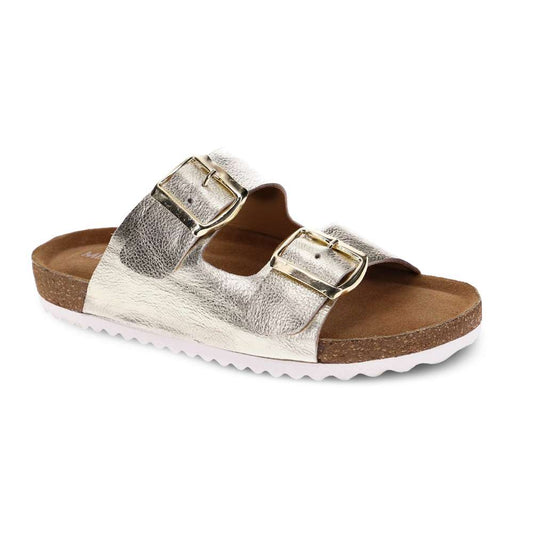 Bardo Slide Sandal - Soft Gold