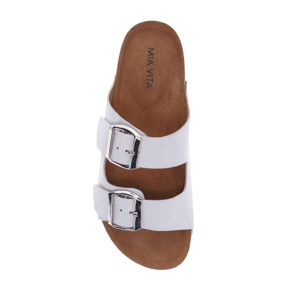 Bardo Slide Sandal - White