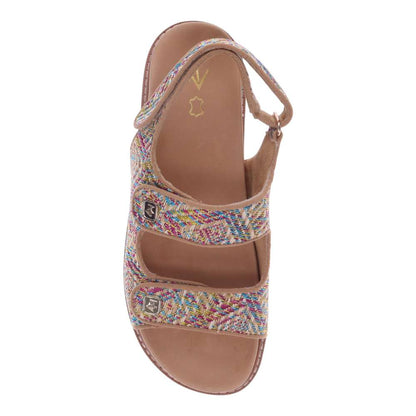 Dakota Sandal - Multi Raffia