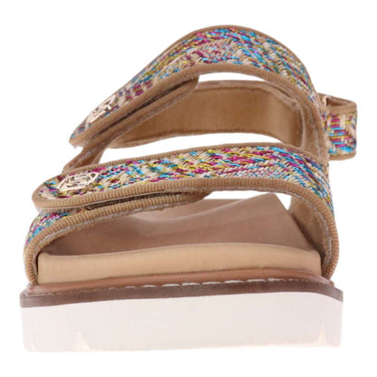 Dakota Sandal - Multi Raffia