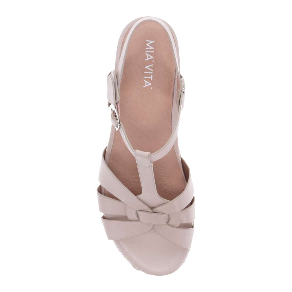 Diva Wedge Sandal - Beige