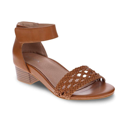Kath Heeled Sandal - Tan