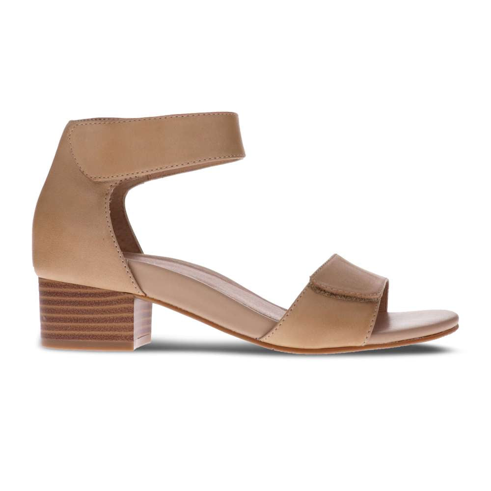 Kim Heeled Sandal - Beige