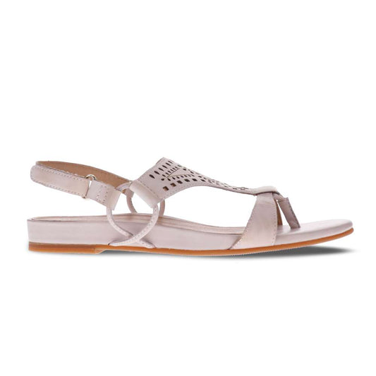 Maggie Flat Sandal - Stone
