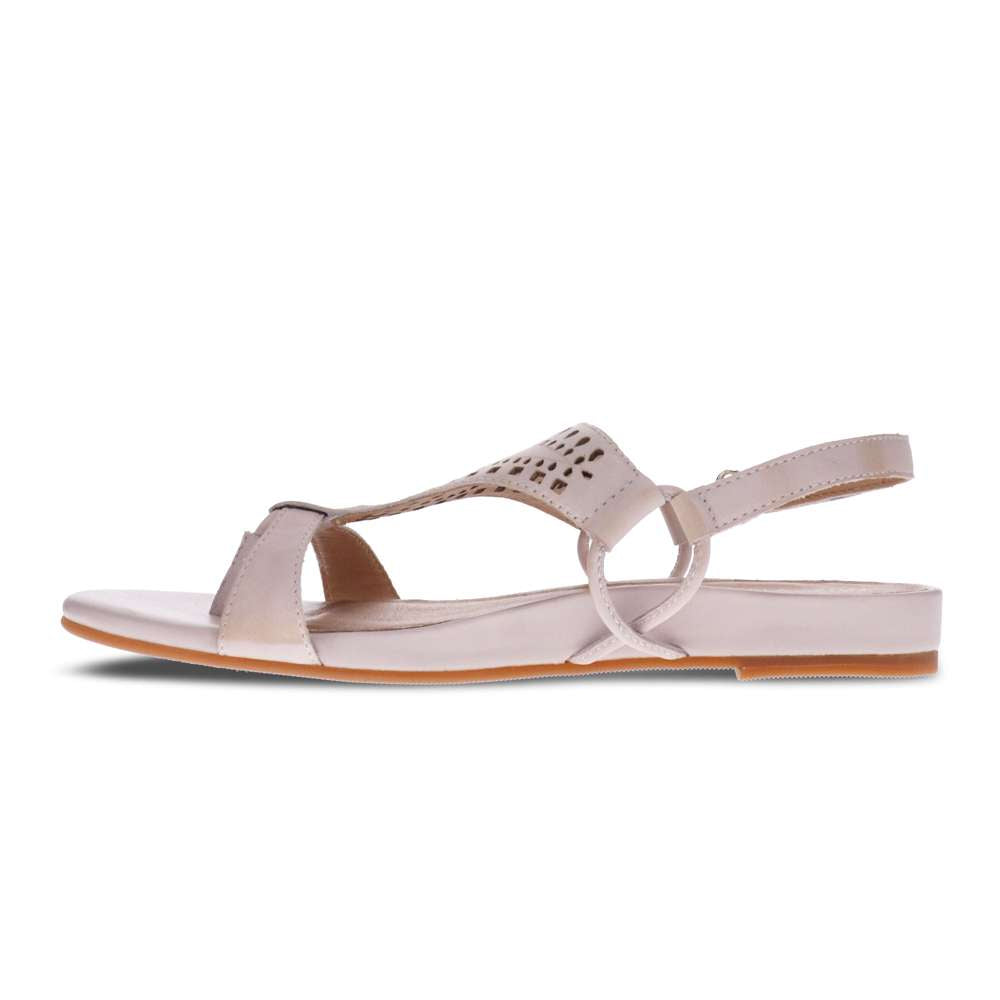 Maggie Flat Sandal - Stone