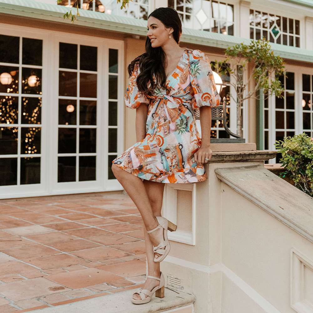 Tatum Heeled Sandal - Sand