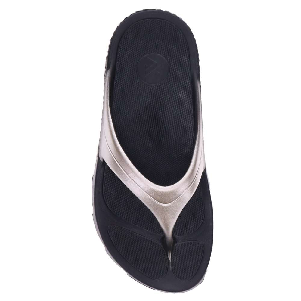 Vitality Toe Post Sandal - Black/Silver