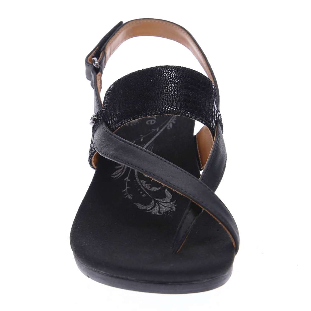 Honolulu Backstrap Wedge - Onyx/Black Lizard