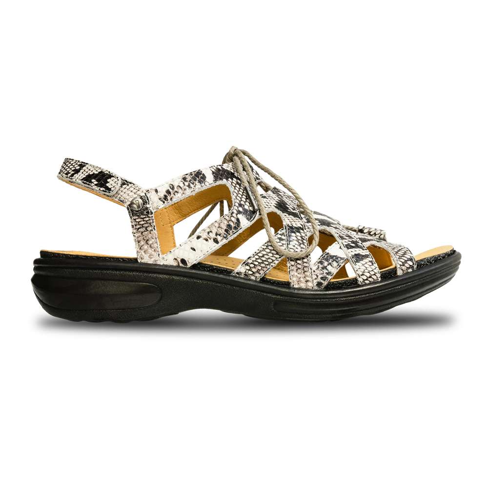 Malibu Ghillie Sandal - Natural Snake