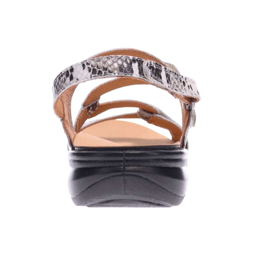 Miami Adjustable Sandal - Natural Snake