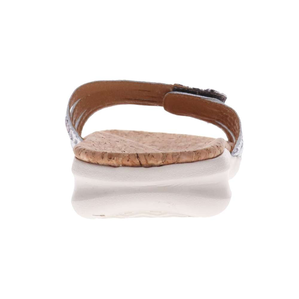 Peru Slide Sandal - Silver Safari