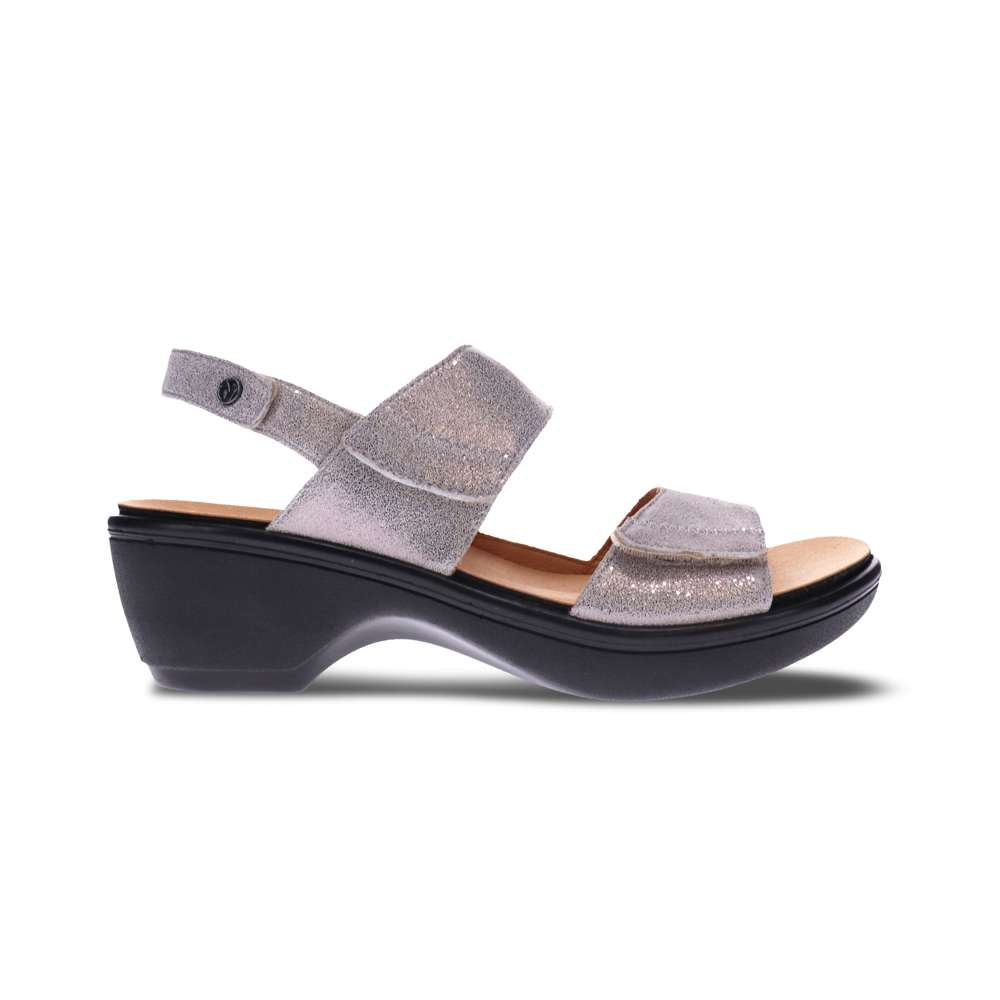 Rosario Wedge - Gold Wash