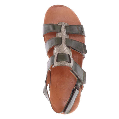 Santorini Gladiator Sandal - Khaki