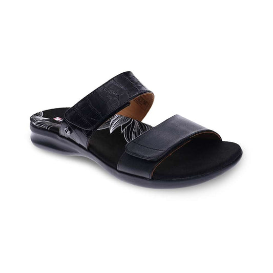 Seaside Slide Sandal - Black French/Croc