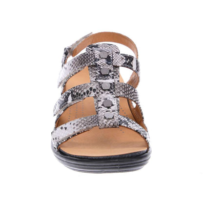 Toledo Backstrap Sandal - Natural Snake