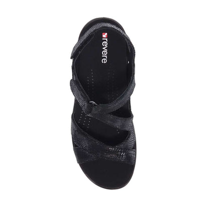 Zanzibar Adjustable Sandal - Black Lizard