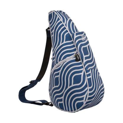 Reversible Print Backpack Small - Blue Wave
