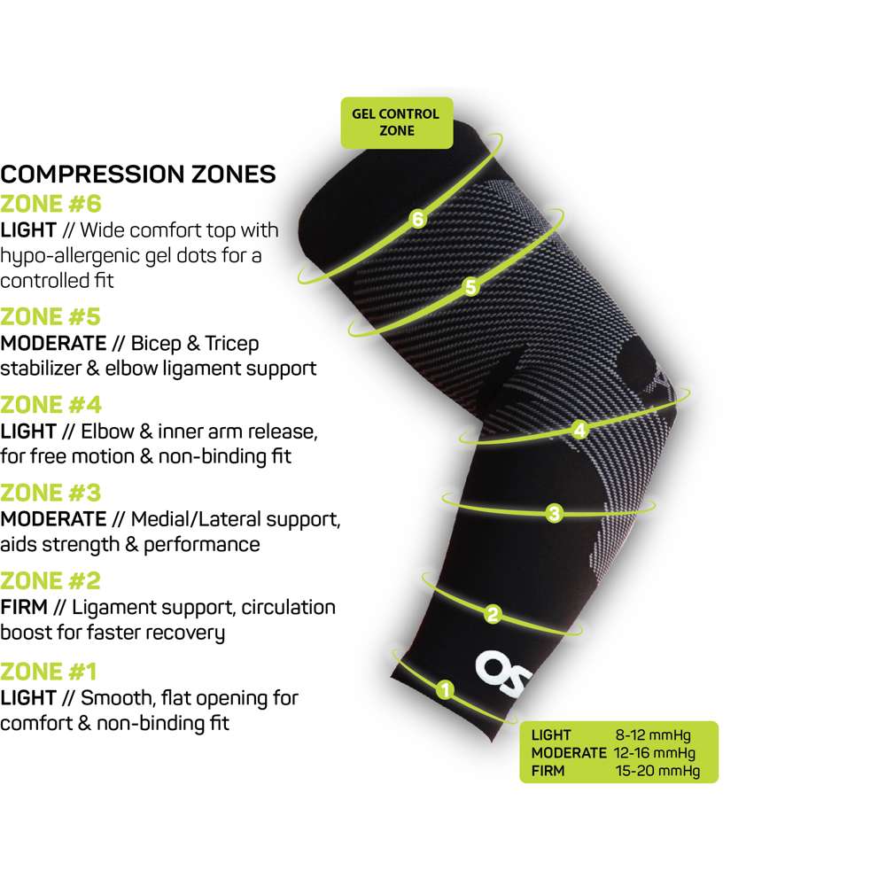 Sports Compression Arm Sleeve (AS6) - Black