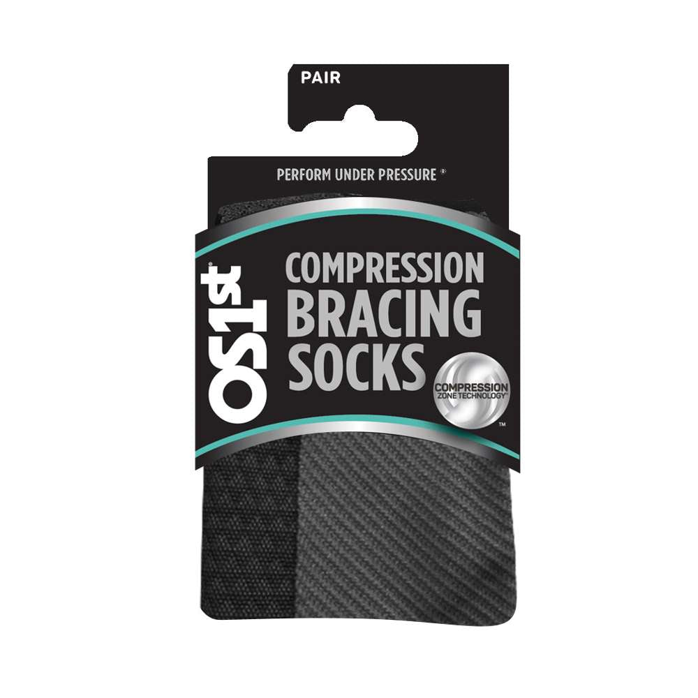 Compression Bracing Socks (FS4+) - Grey