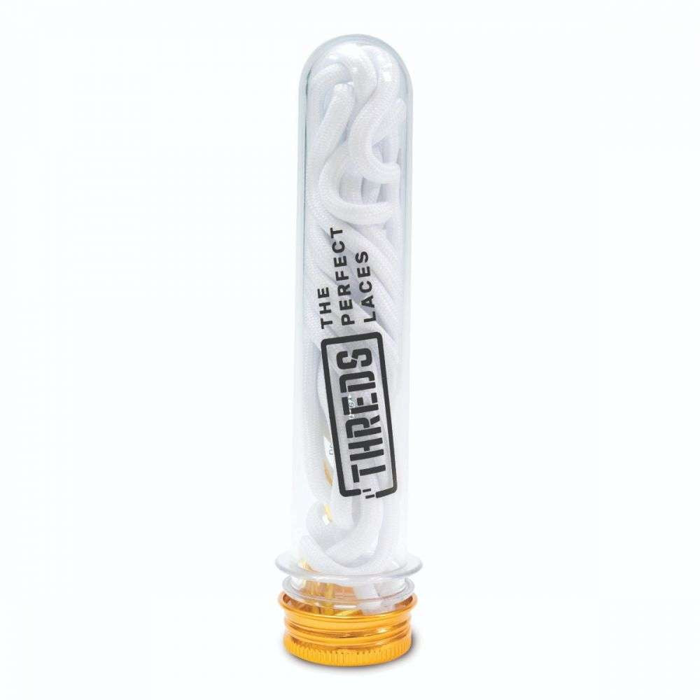 Bling Laces - Gold Lace: White Pattern: White