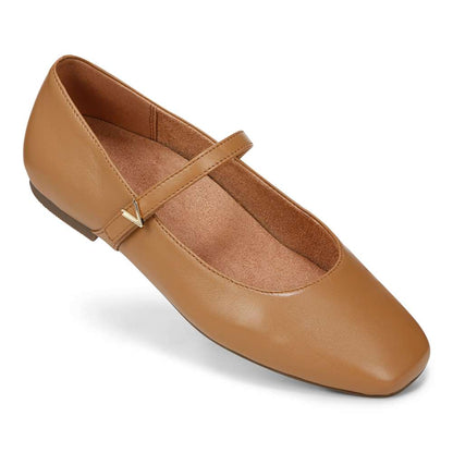 Alameda Mary-Jane Flat - Camel