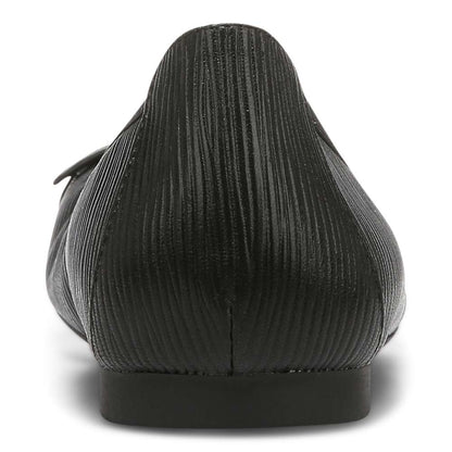 Amorie Ballet Flat - Black Wavy