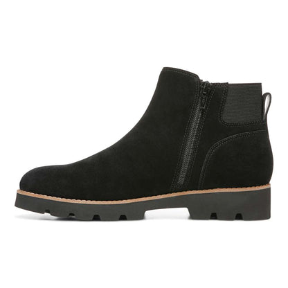 Brionie Chelsea Boot - Black Suede