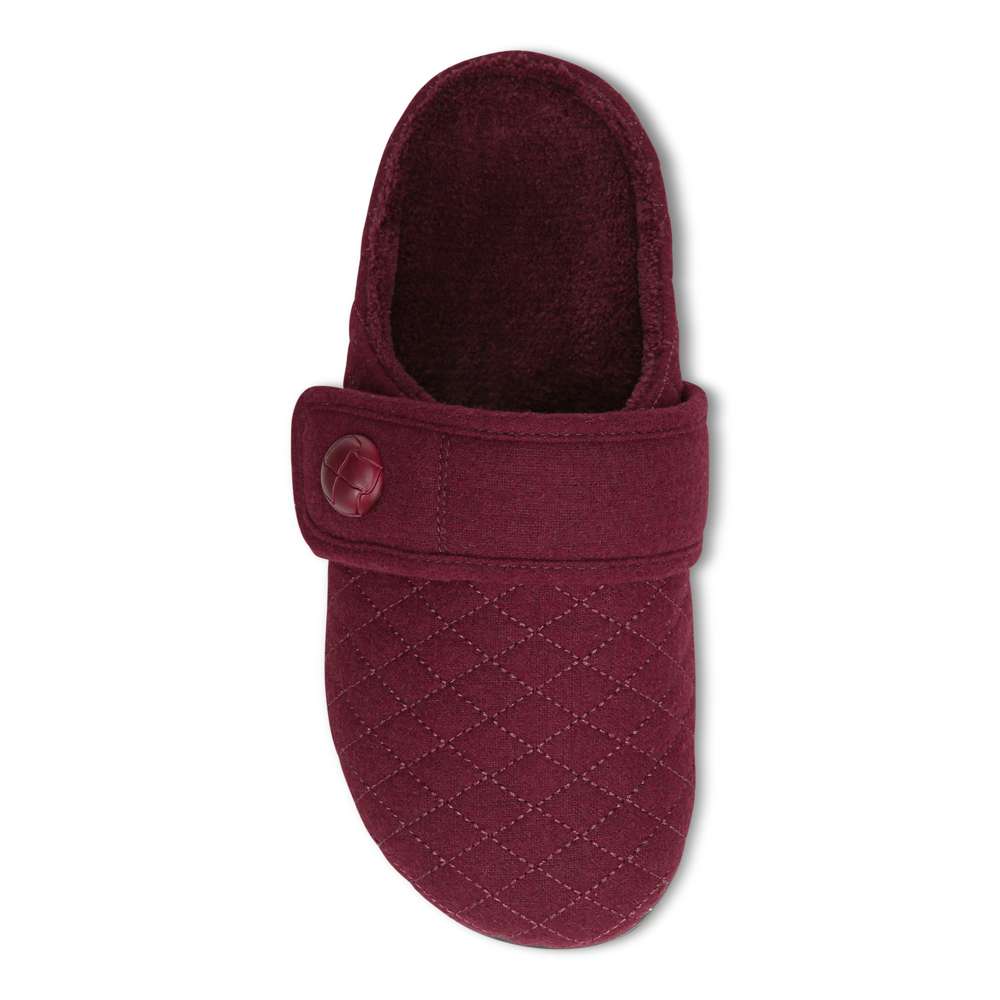 Carlin Mule Slipper - Wine