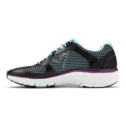 Elation Active Sneaker - Black/Teal