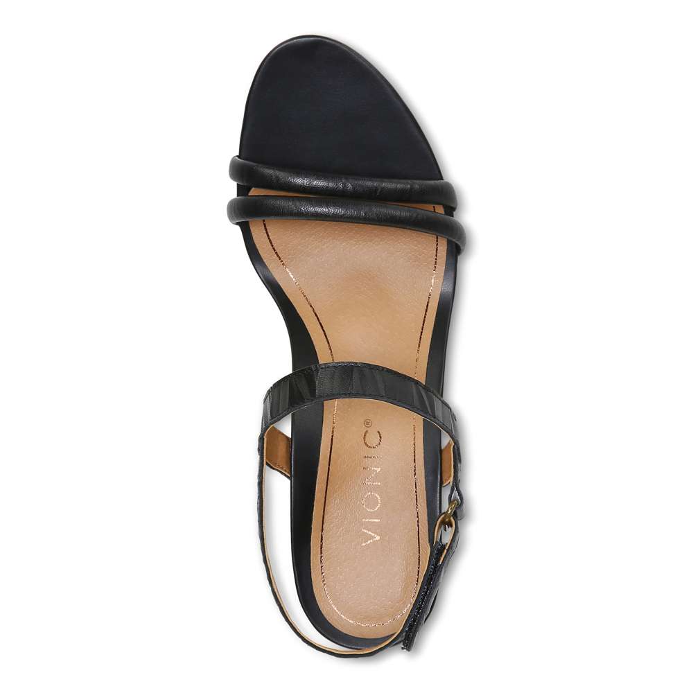 Emmy Wedge Sandal - Black