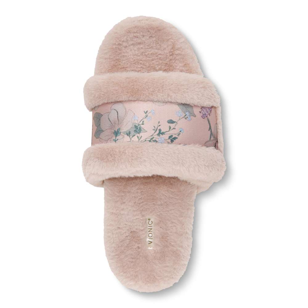 Erma Slipper - Peach Botanical