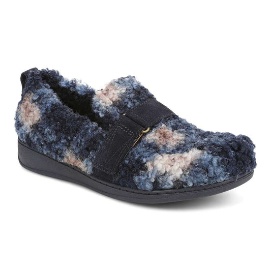 Imogen Slipper - Navy Multi